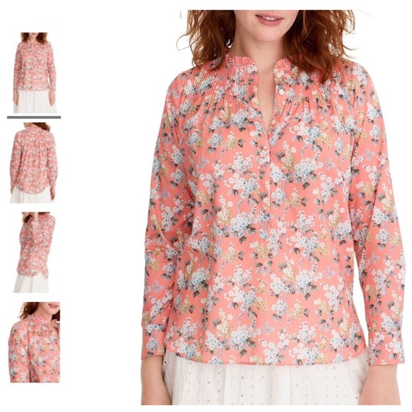 J.Crew Liberty Josephine Floral Ruffle Popover 🌸 - Picture 6 of 13